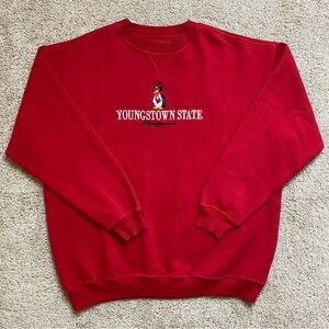 Vintage Youngstown State Penguins Embroidered Crewneck Sweatshirt